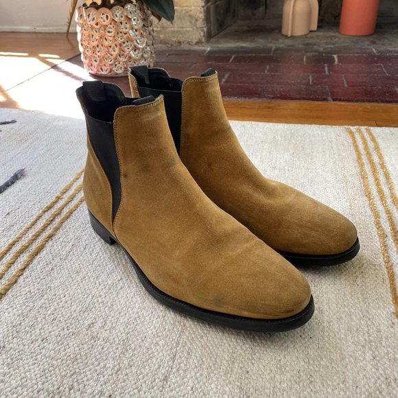 Acne Tan Suede Men\'s Boots main image 4
